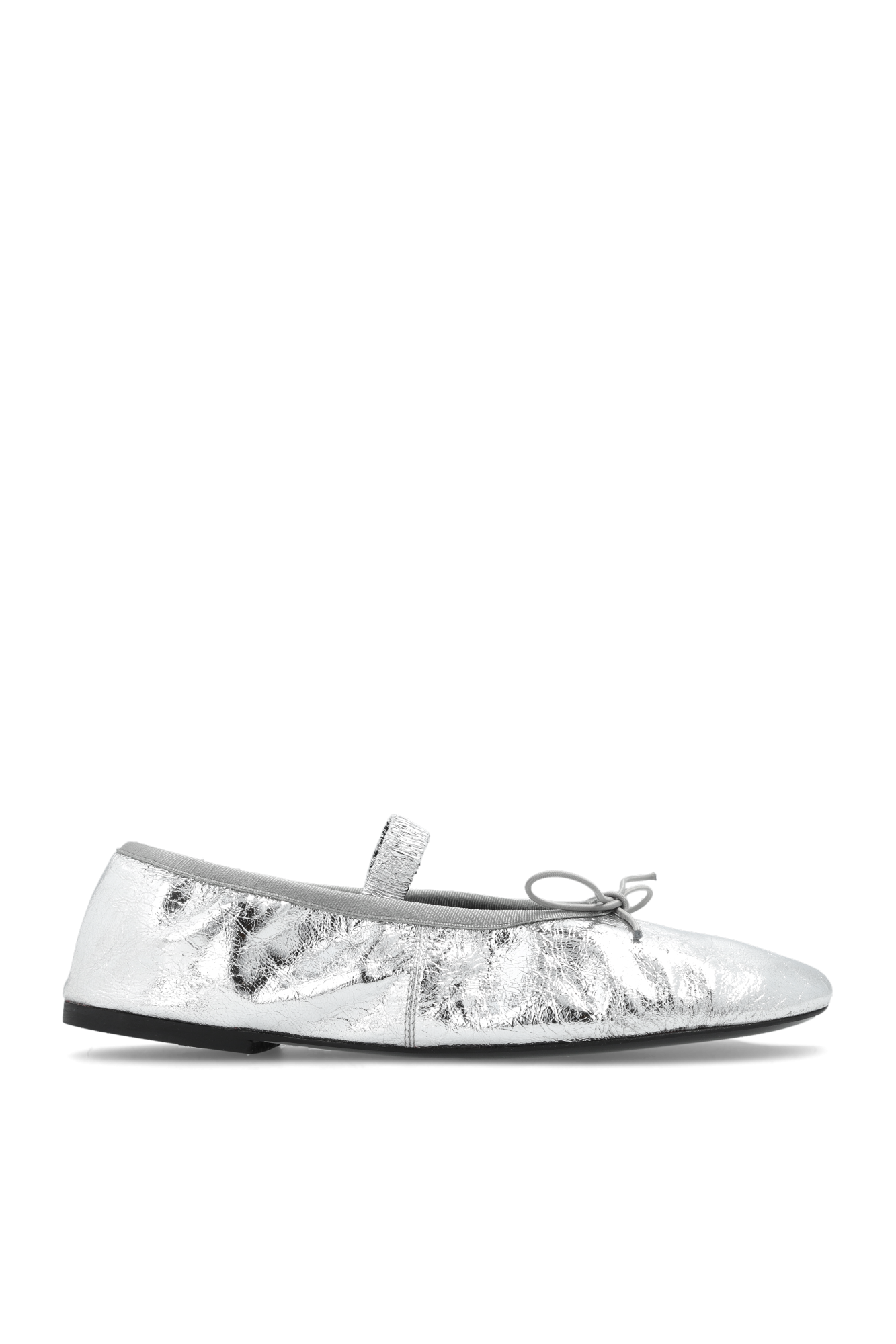 Silver Mary Jane ballet flats Proenza Schouler Vitkac GB